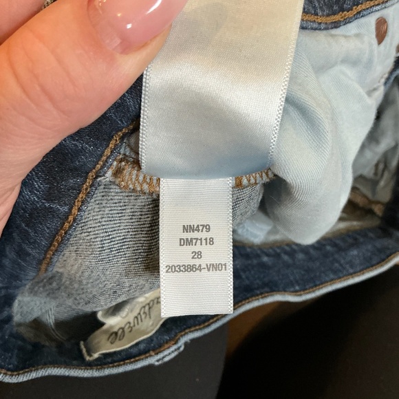 Madewell Skinny Flare High Rise Dark Wash Jeans Size 28 - Picture 15 of 15